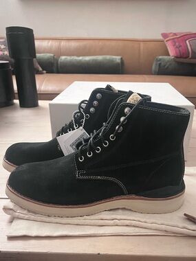 Visvim Vigil Boot- Folk Black Suede